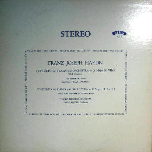 Haydn Concerto for violin and orchestra/Eva Hitzker