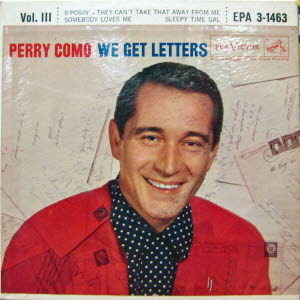 Perry Como/We get letters 7inch